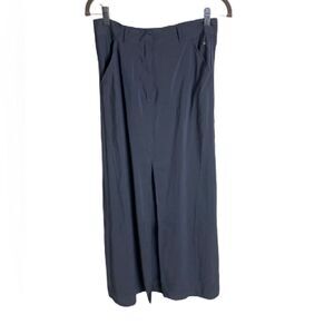 #308 MAX STUDIO High Slit Rayon Maxi Skirt